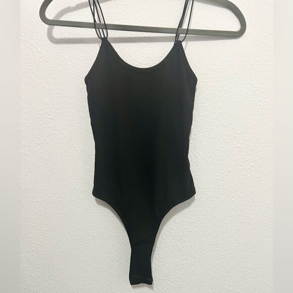 Women’s bodycon black bodysuit size small NWOT - Picture 2 of 3